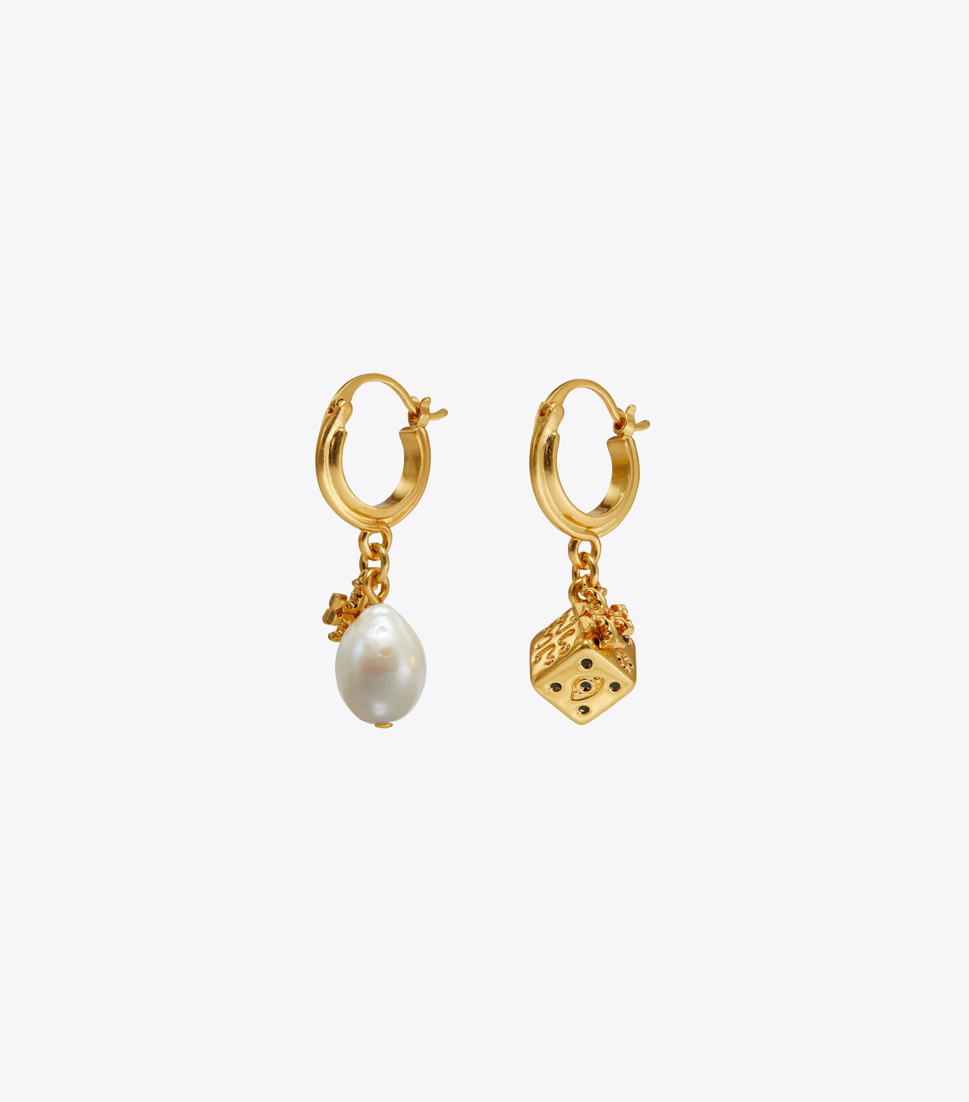 Kira Charm Hoop Earring | Tory Burch (US)