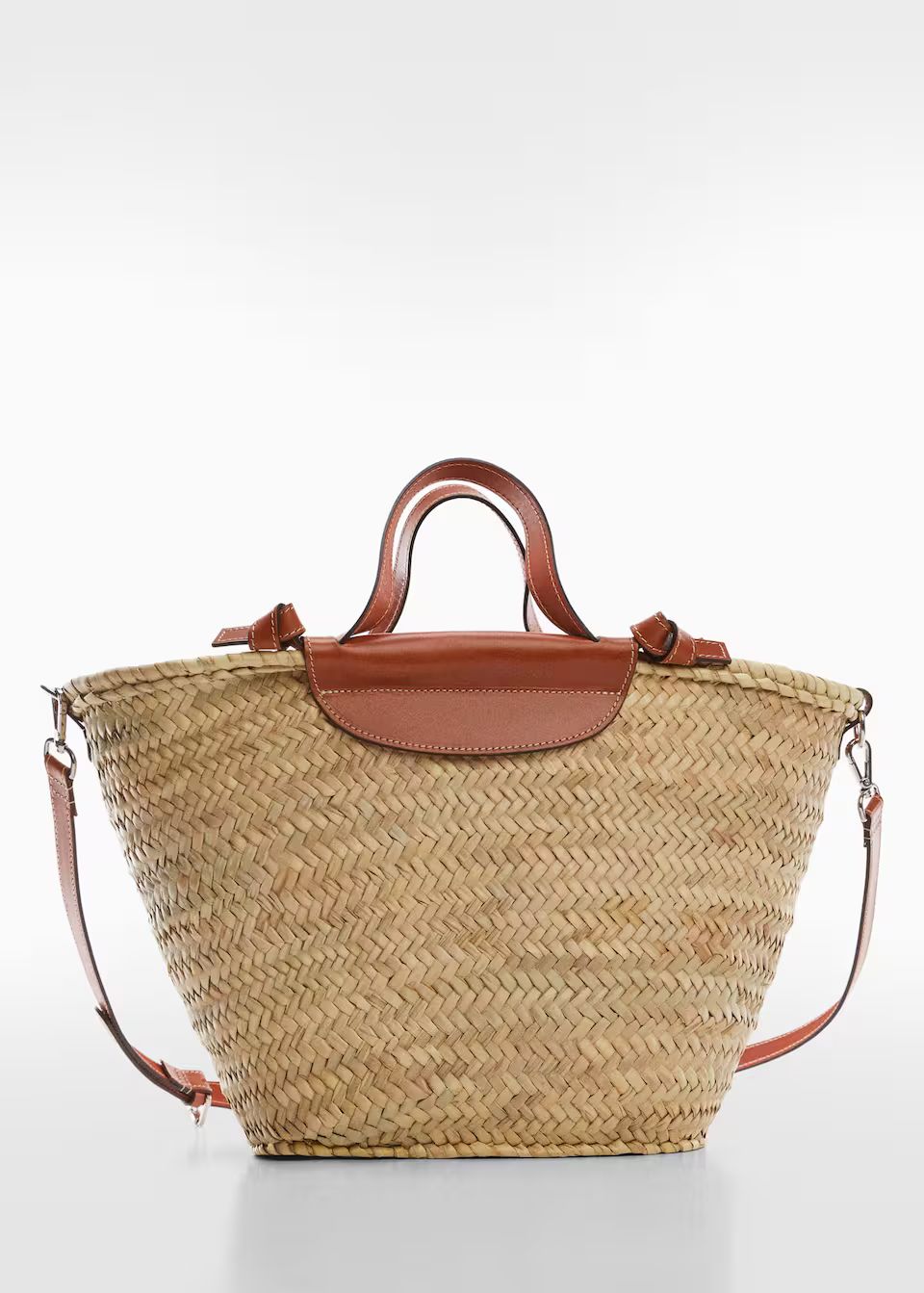 Raffia tote bag | MANGO (US)