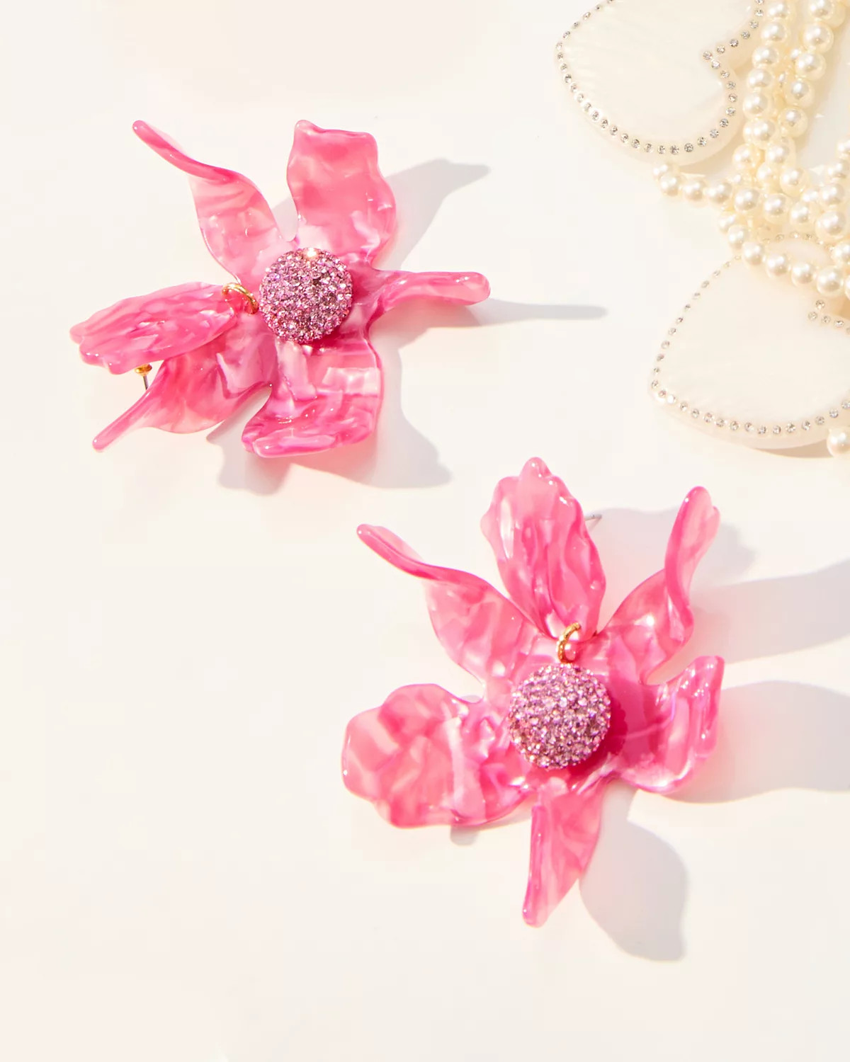 Lilly x Lele Crystal Lily Earrings | Lilly Pulitzer