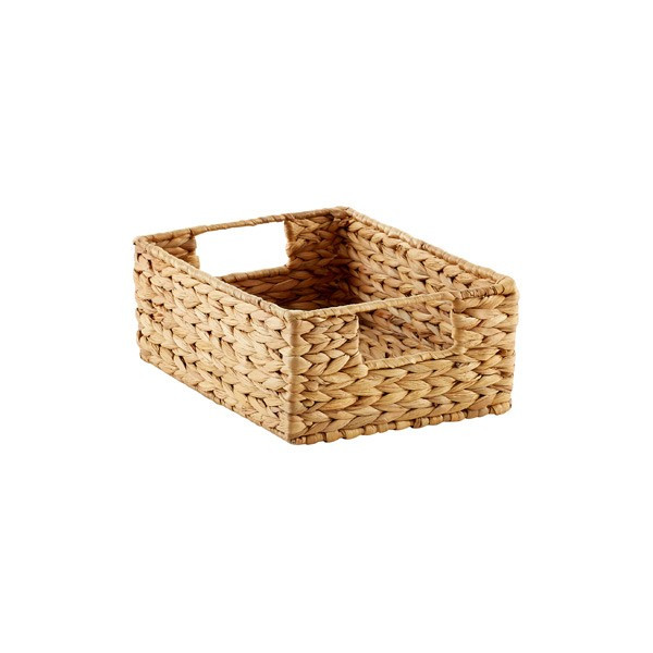 X-Small Water Hyacinth Bin Natural | The Container Store