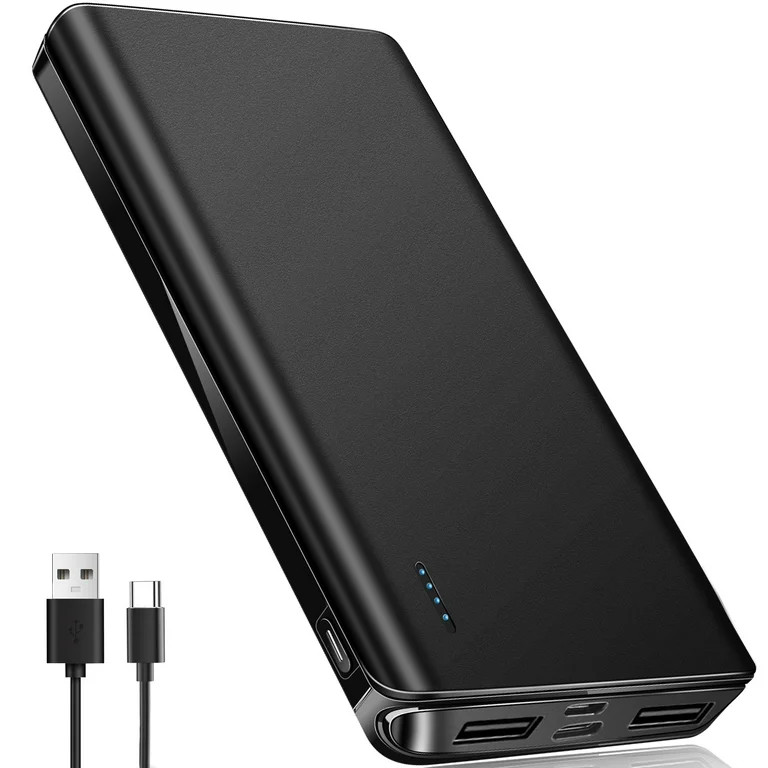 20000 mAh Portable Charger Power Bank Dual USB Battery Pack for iPhone, iPad, Galaxy, Android, Pi... | Walmart (US)