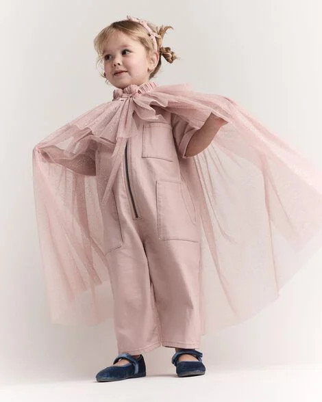 Toddler Girl Confetti Dress Up Cape - Light Pink | Carter's Inc