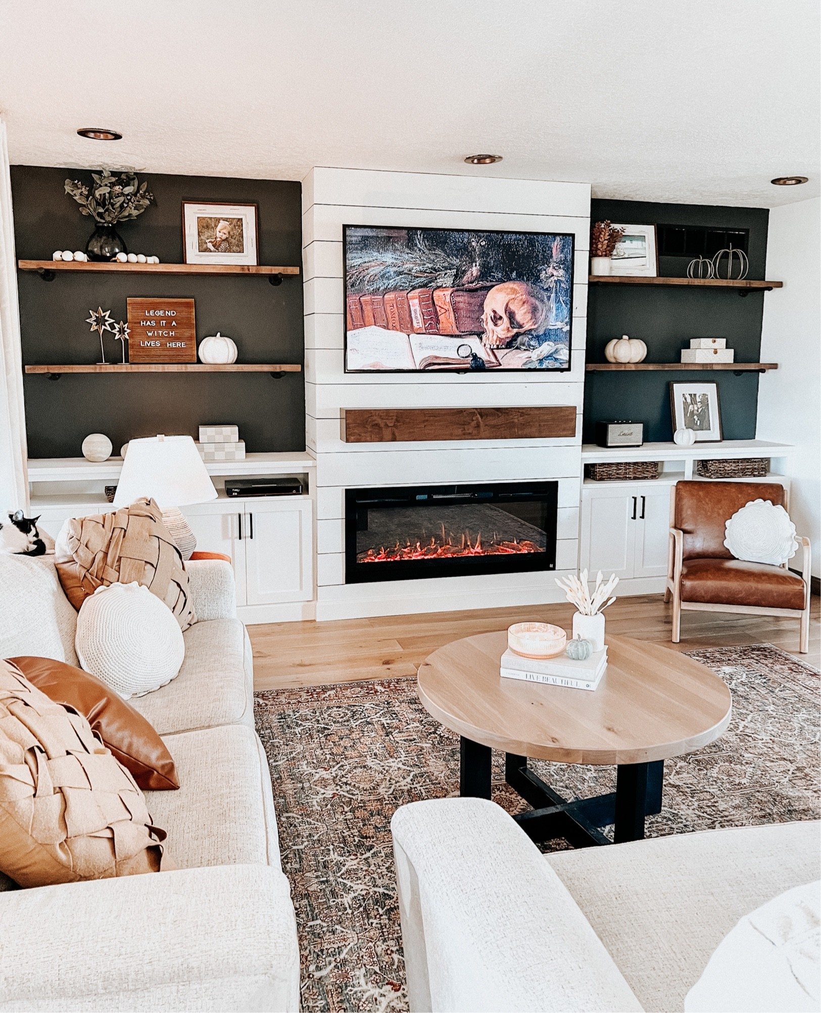 Transitional living room decor
Target finds
Target decor
Amazon finds
Amazon rug 
Amazon decor
Living room rug 
Area rug
Coffee table
Round coffee table 
Thanksgiving decor

#LTKhome #LTKSeasonal #LTKstyletip