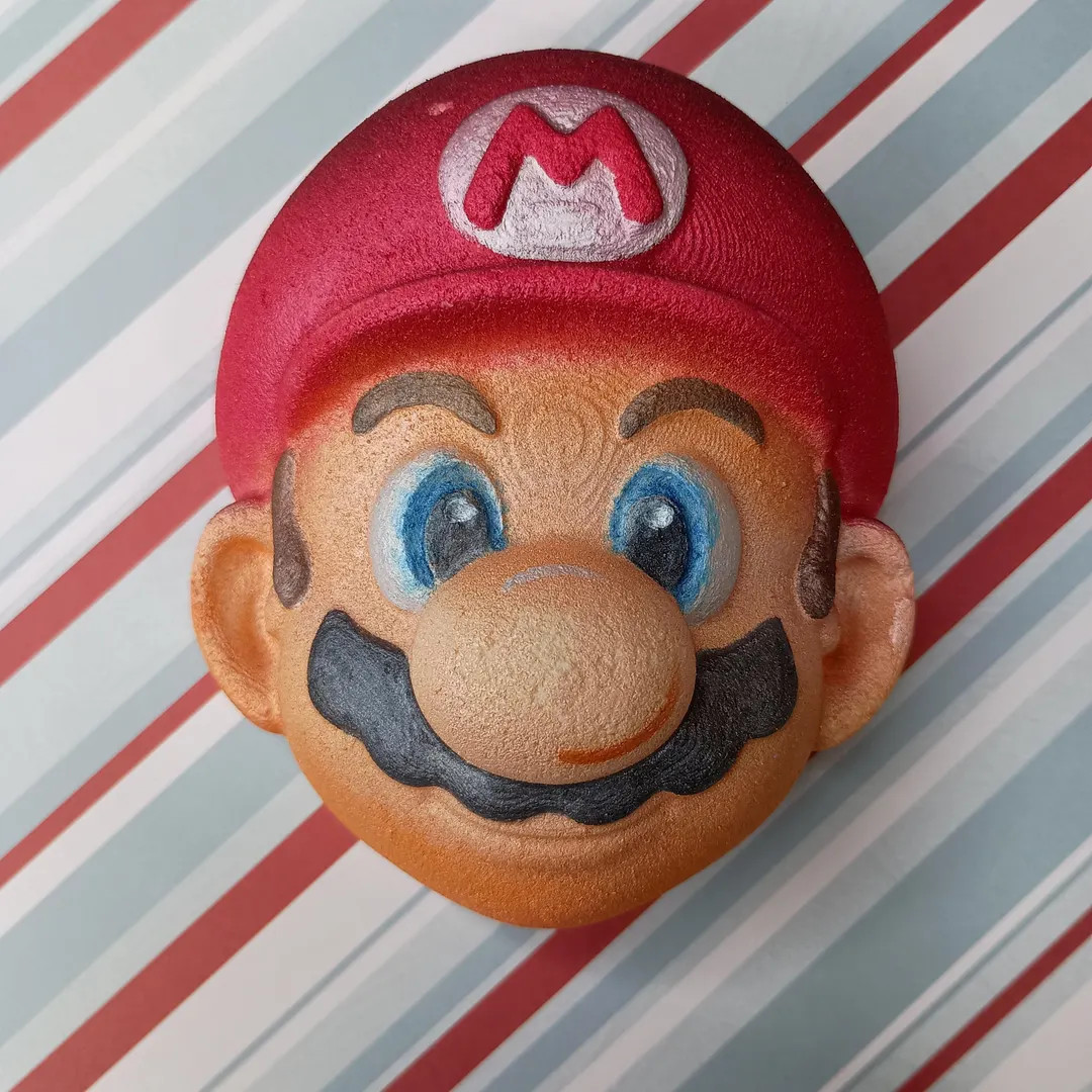 Red Plumber Scented Bath Bomb: Kids Christmas Party Favor | Etsy (US)