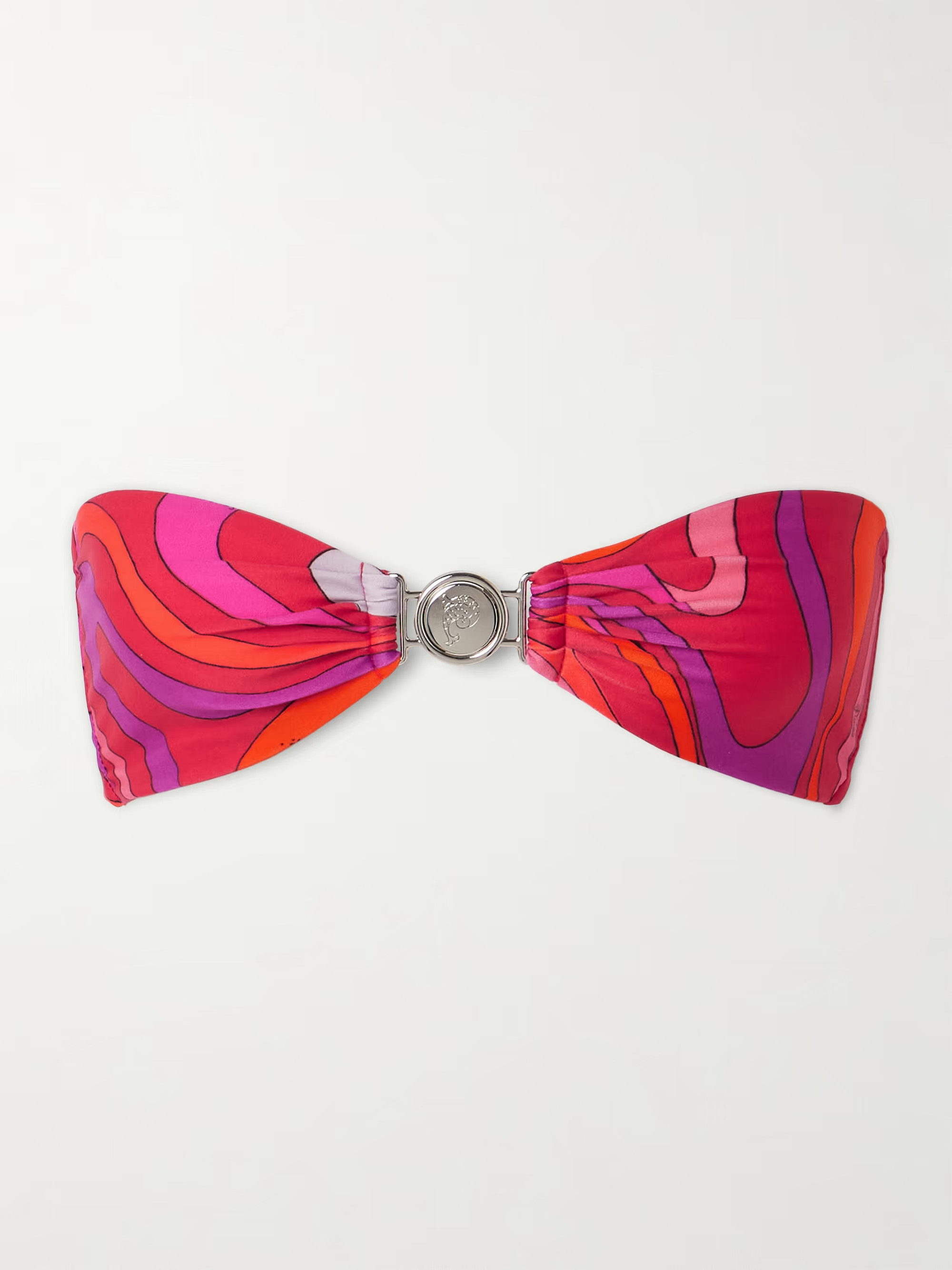 Printed bandeau bikini top | NET-A-PORTER (US)