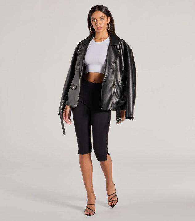 Forever On Trend High Rise Ponte Capri Pants | Windsor Stores