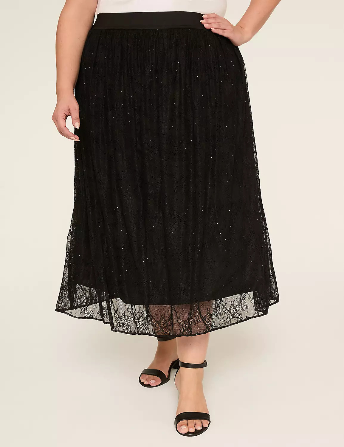 Lace Maxi Skirt | LaneBryant | Lane Bryant (US)