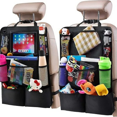 Car Seat Organizer for Back Seat, 2-Pack Durable Nylon & Oxford Fabric Seat Back Protector w/Tablet Pocket, Multi-Pocket Storage for Kids Snacks Toys | Target