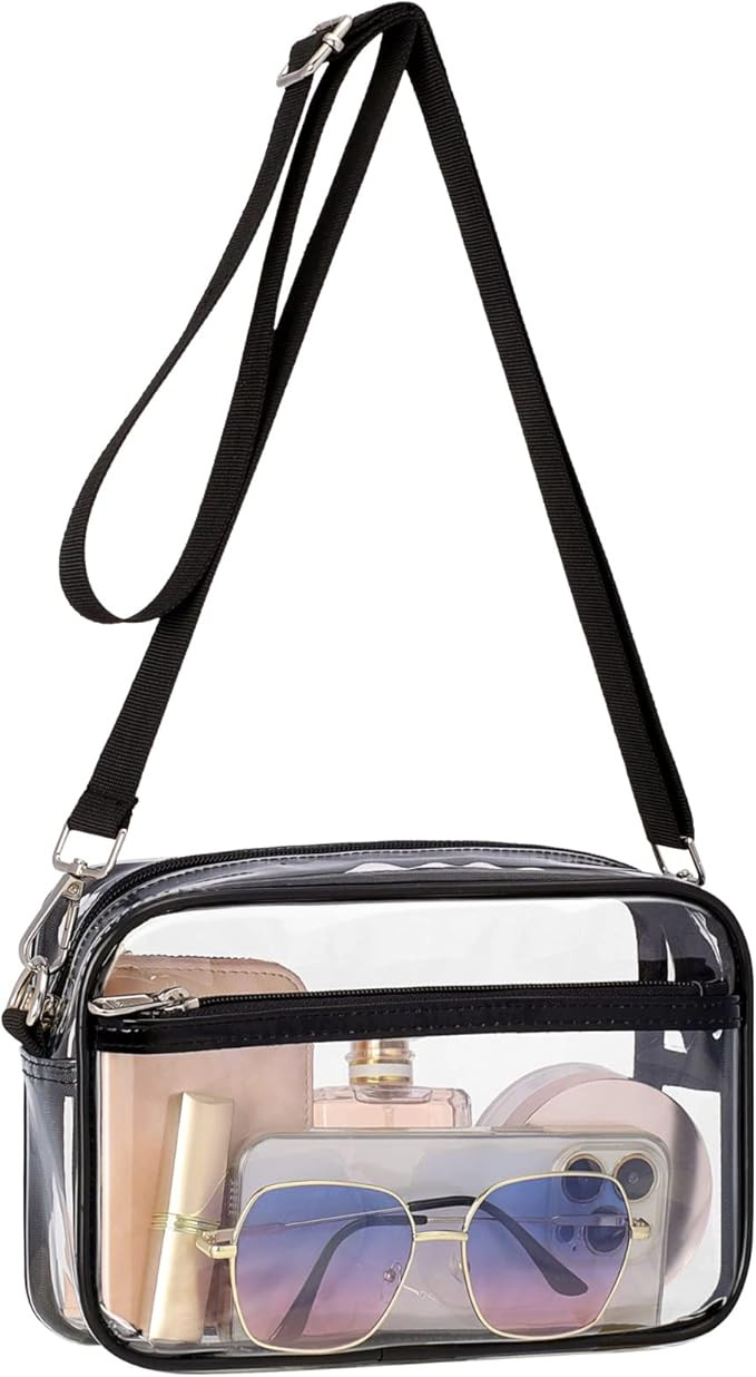 PACKISM Clear Purses for Women Stadium Clear Bag Stadium Approved Crossbody Concerts Bag for Game... | Amazon (US)