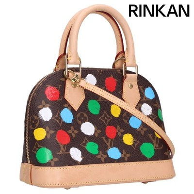 Louis Vuitton M46431 Alma BB Paint Dot Monogram Leather Handbag Women's Used 602 | eBay US
