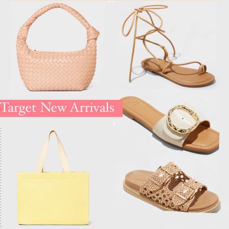 Target new arrivals, target shoes, sandals, purse, handbags, target finds 

#LTKshoecrush #LTKitbag #LTKsalealert