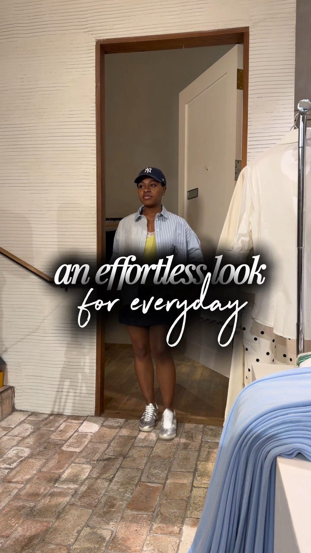 Denim—but make it fresh. A side-slit skirt adds shape, while a lace tank + oversized button-up balances feminine and relaxed style. Perfect everyday look with sneakers. @Anthropologie 

#LTKPetite #LTKstorytime #LTKootd