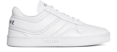 Celine Trainer low lace-up sneakers in calfskin - CELINE | 24S US