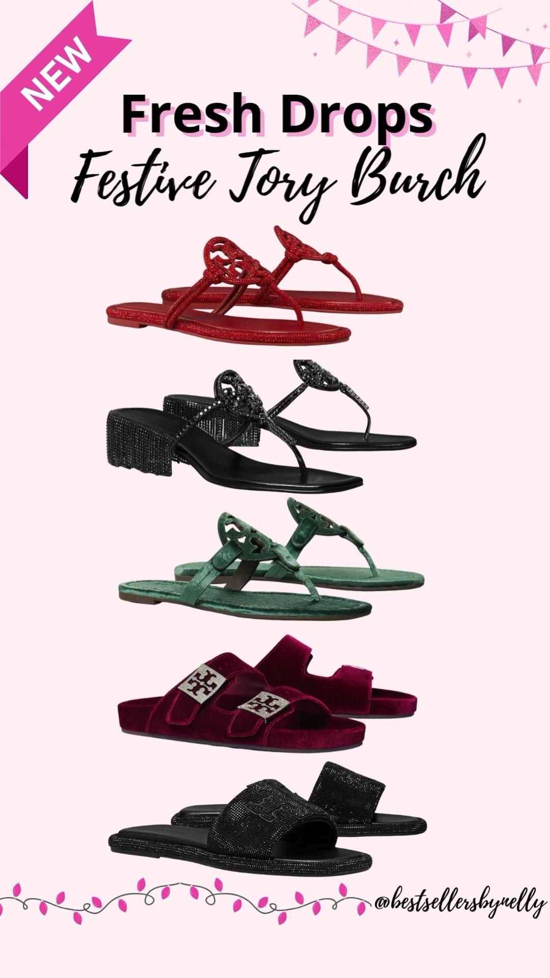 Fresh festive Tory Burch drops 🎄✨

 These are perfect for holiday parties, dinners, and dressed-up everyday looks. 

🛍️ All linked & holiday-ready

⸻

Tory Burch shoes
holiday shoes
festive footwear
designer shoes
holiday party shoes
dressy sandals
sparkly heels
velvet slides
designer sandals
luxury footwear
holiday outfit accessories
Christmas party shoes
New Year’s Eve shoes
chic sandals
elegant flats
dressy flats
women’s designer shoes
holiday fashion finds
party shoes
evening shoes
luxury holiday style
festive accessories
winter party shoes
stylish sandals
comfortable dressy shoes
designer holiday finds
fashion sneakers alternative
holiday capsule wardrobe
statement shoes
trending designer shoes

#LTKgrwm #LTKHoliday #LTKGiftGuide