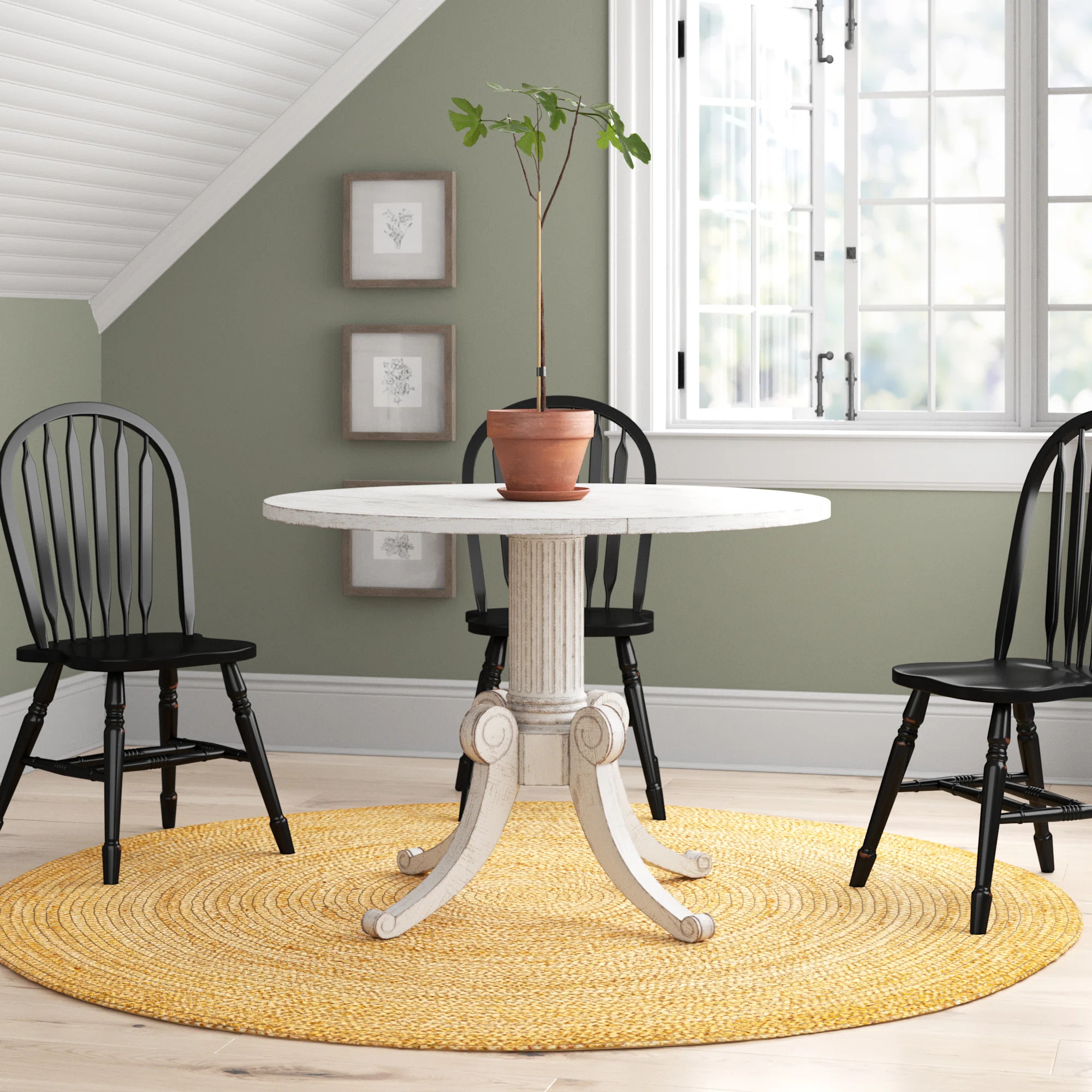 Denholme Extendable Pine Oval Solid Wood Dining Table | Wayfair North America