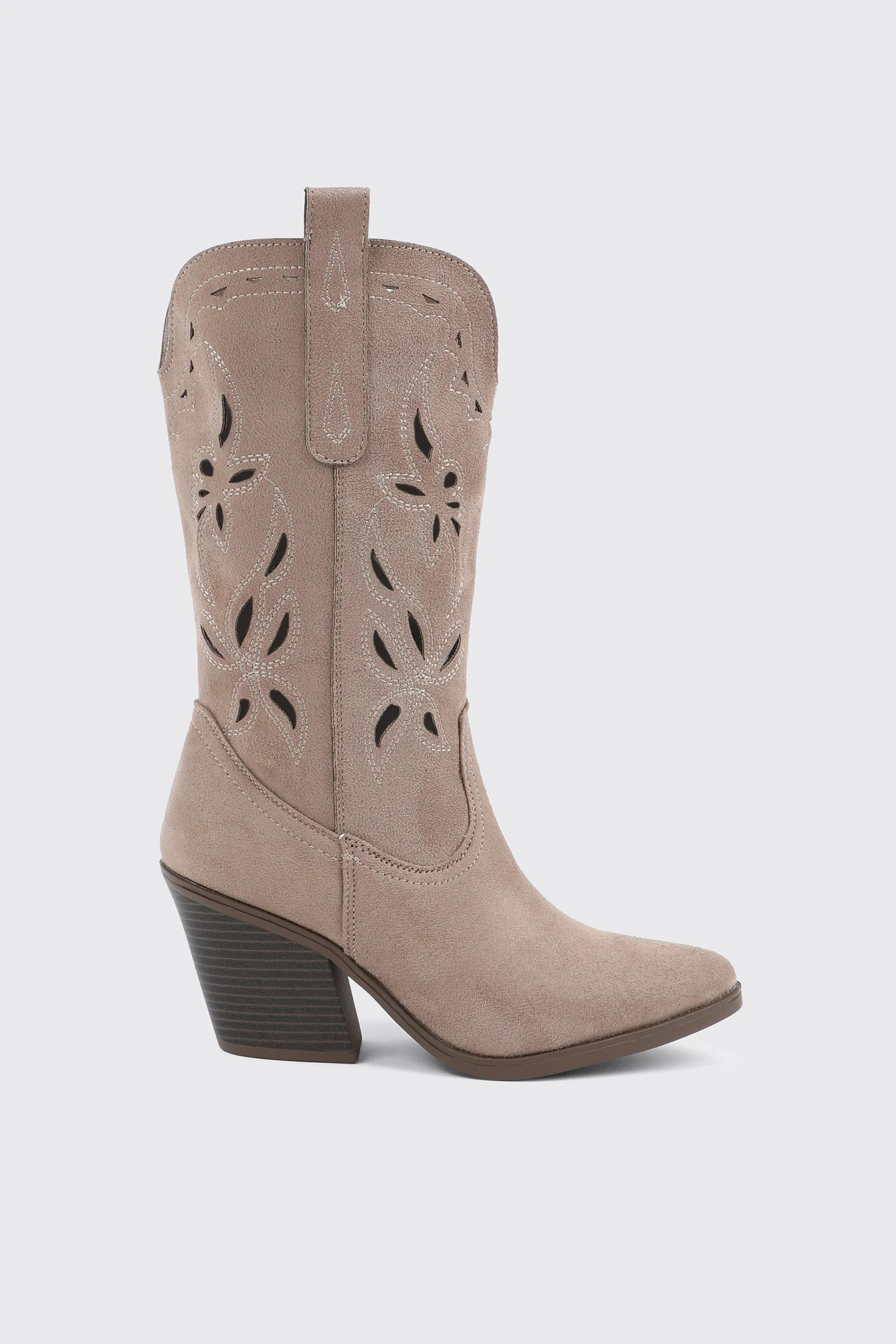 Floral Cutout Cowboy Boots | Ardene