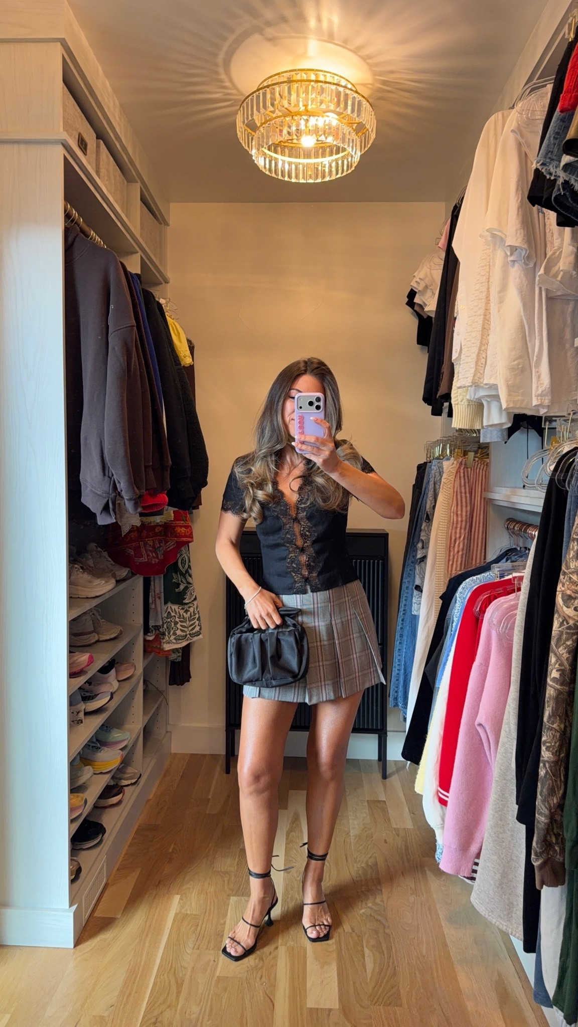 black lace-trim top with black strappy heels and abercrombie skort on repeat this fall 🍂

revolve code - tulip
lulus code - emerson20 (first purchase)

I’m 5’4” and typically wear a size small
• xs in the skort

skort outfits, athletic skorts, casual skort outfits, summer skort outfits, amazon skorts, everyday skort outfits, fall outfits, autumn outfits, sweaters, casual outfits, thanksgiving outfits, family photo outfits, date night outfits, work outfits, fall fashion, autumn fashion, cozy outfits, transitional outfits, neutral outfits, everyday outfits, weekend outfits, women’s fashion

#LTKSeasonal #LTKgrwm #LTKootd