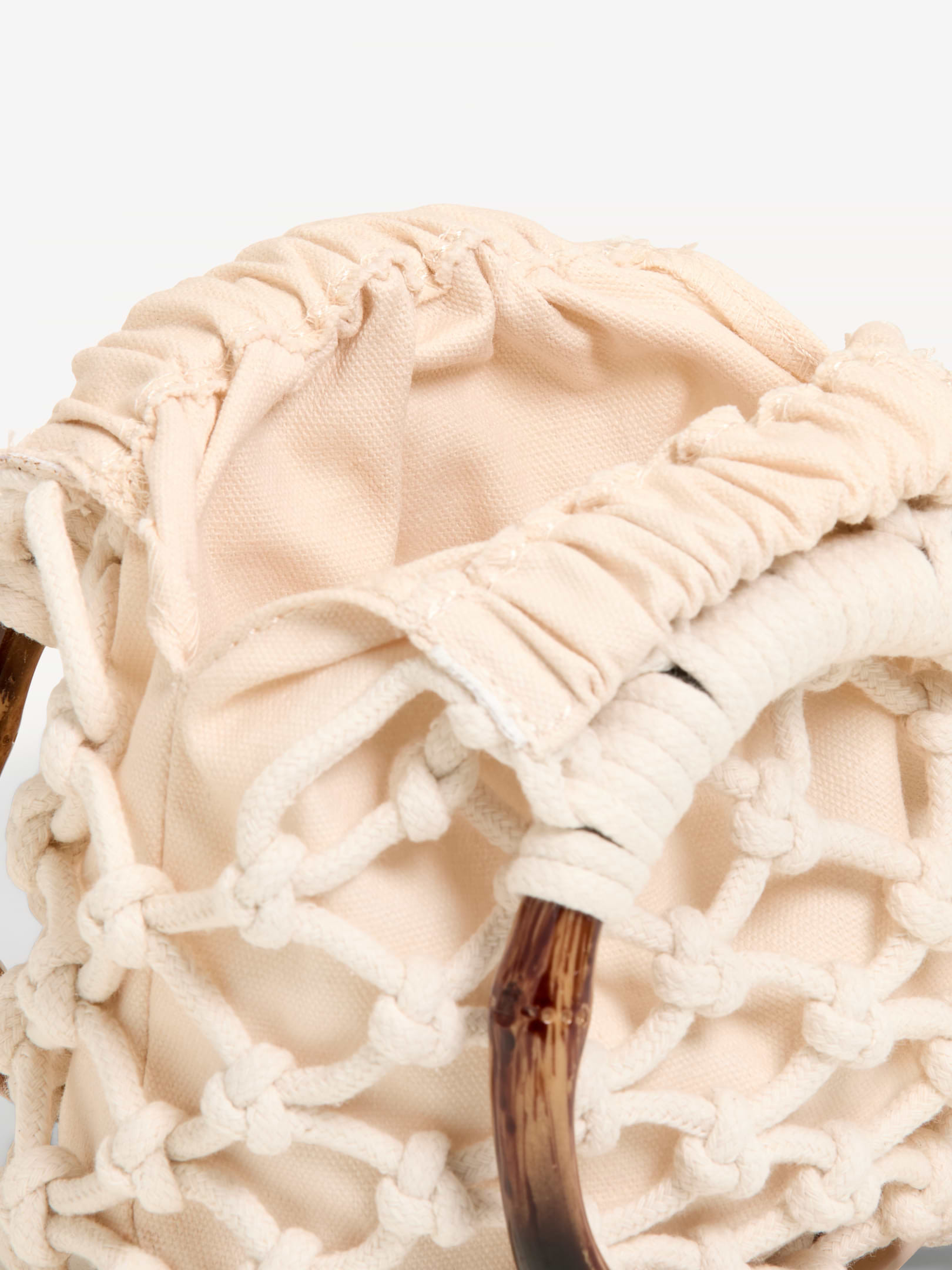 Macrame Ring Handle Bag | Old Navy (US)