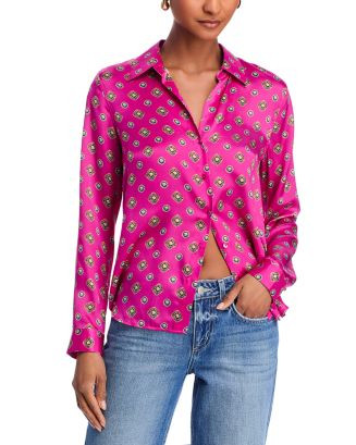 Tyler Long Sleeve Silk Blouse | Bloomingdale's (AU)