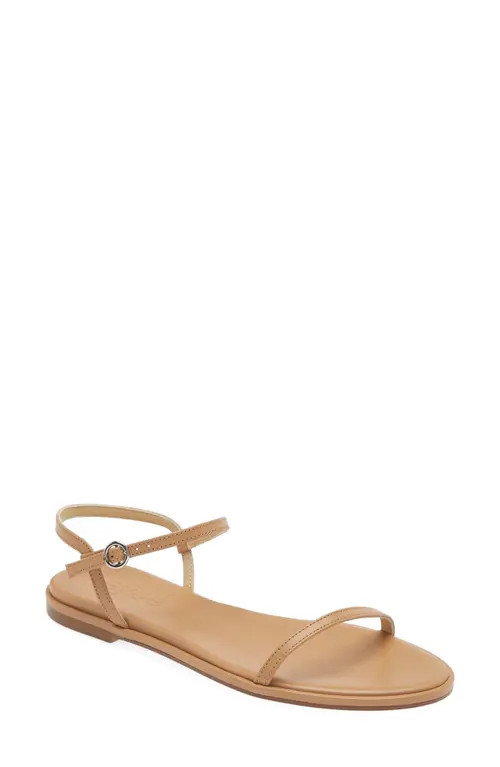 aeyde Nettie Quarter Strap Sandal in Hazelnut at Nordstrom, Size 9Us | Nordstrom