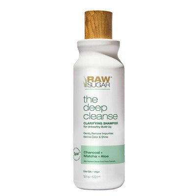 Raw Sugar The Deep Cleanse Clarifying Shampoo - Charcoal + Matcha + Aloe - 18 fl oz | Target