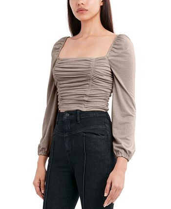 BCBGeneration Ruched Blouson Top & Reviews - Tops - Women - Macy's | Macys (US)