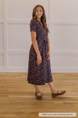 MW Anywhere Henley Dress in Ditsy Floral | Merrick White