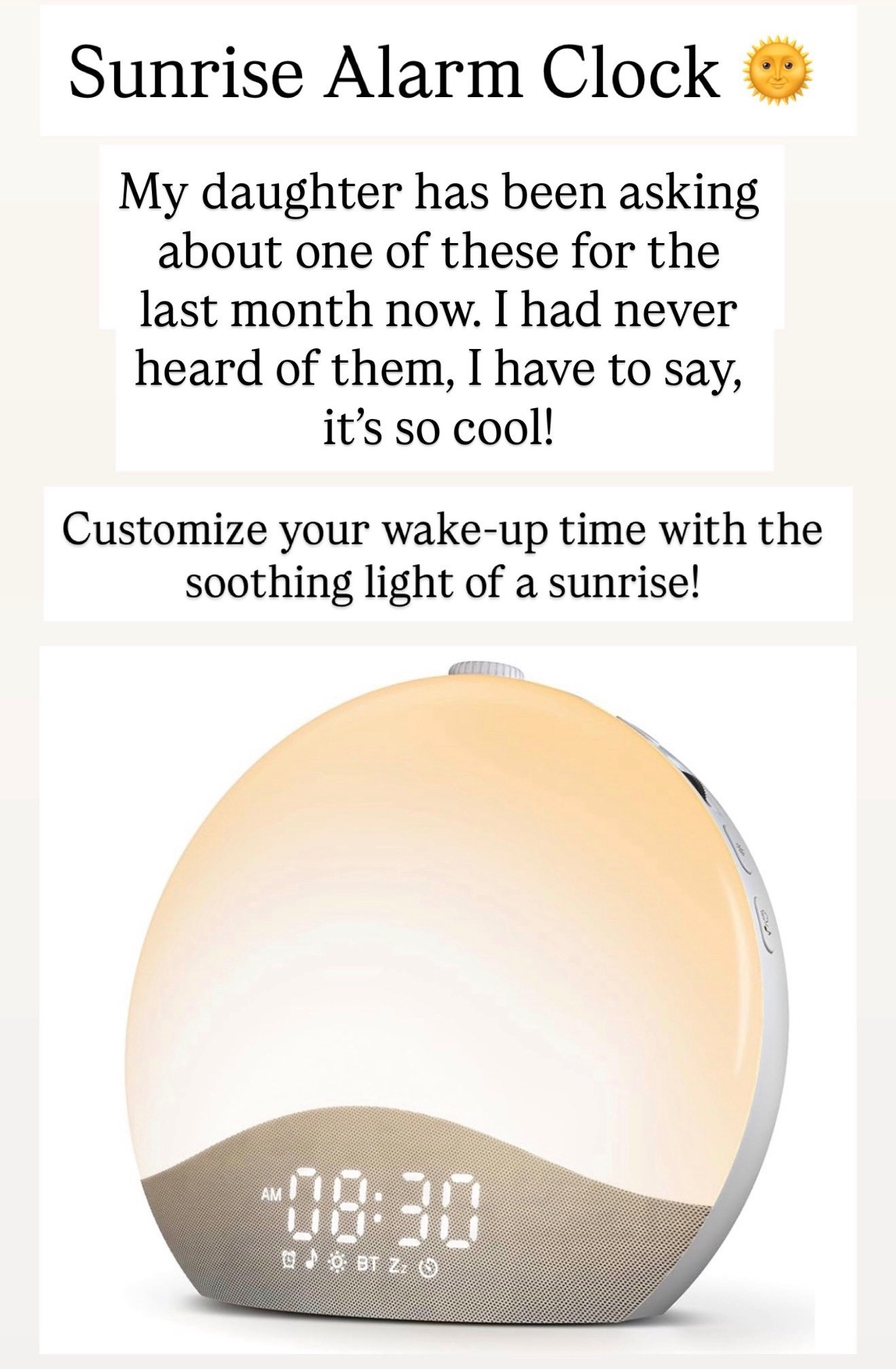 Sunrise alarm clock

#LTKHome