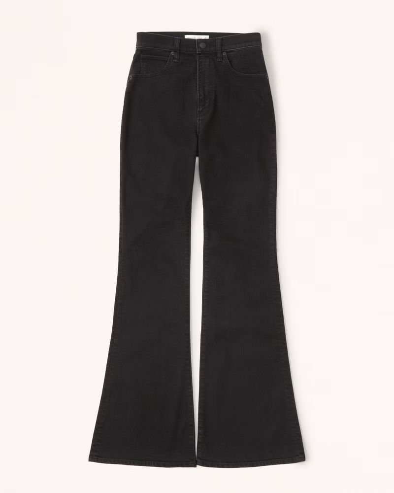 Women's Curve Love Ultra High Rise Flare Jean | Women's Bottoms | Abercrombie.com | Abercrombie & Fitch (US)