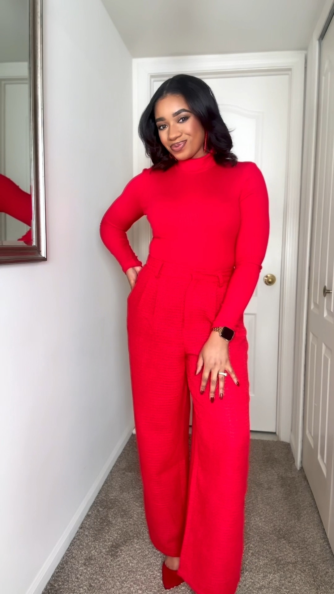 Red turns heads ❤️🔥 @CIDER @amazonstylefinds 

#LTKfindsunder50 #LTKworkwear