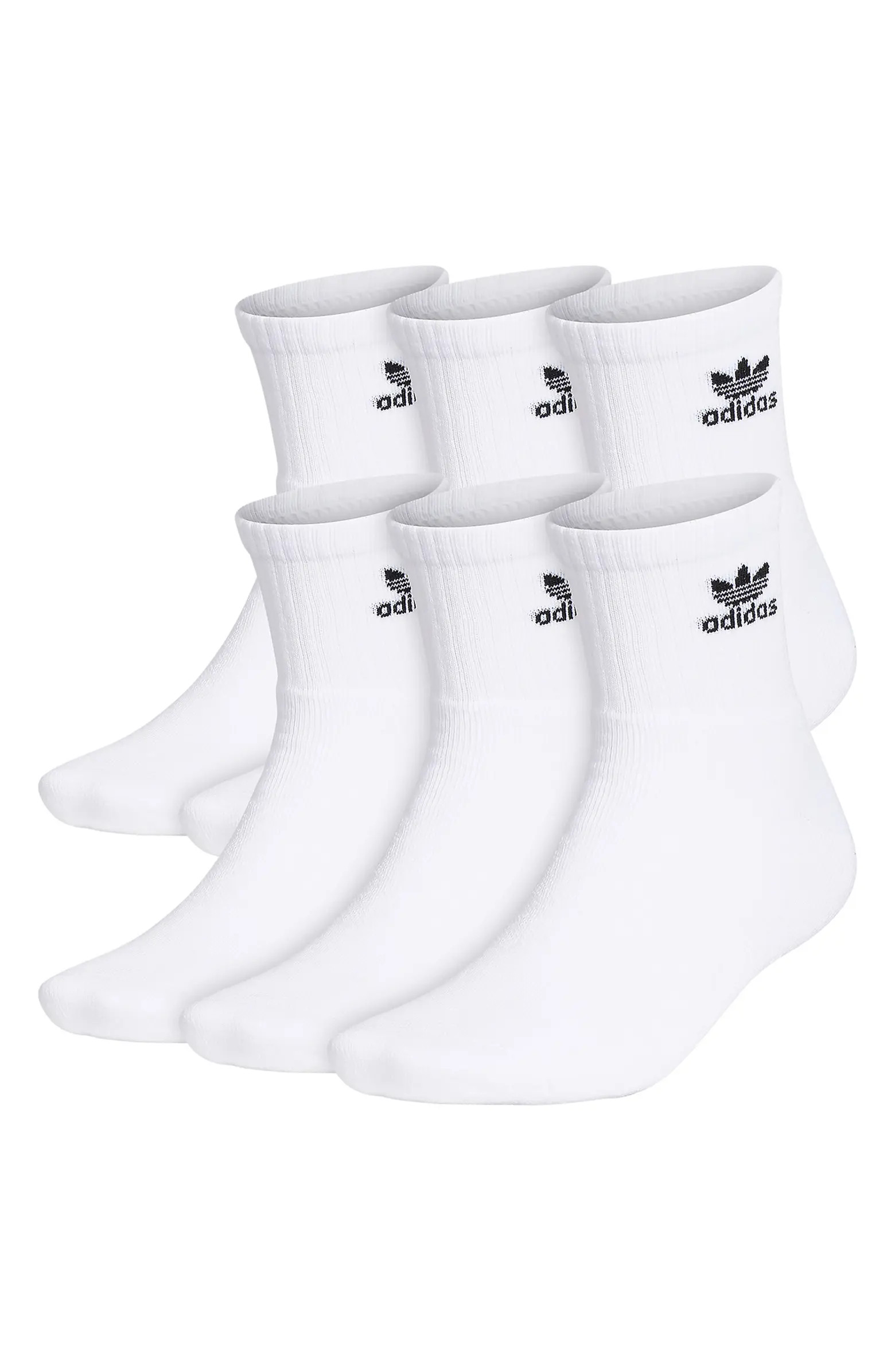 Trefoil 6-Pack Quarter Socks | Nordstrom