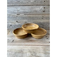 Set Of 3 Wood Bowls | Etsy (US)