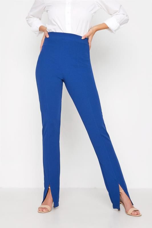 LTS Tall Cobalt Blue Stretch Tapered Trousers | Long Tall Sally
