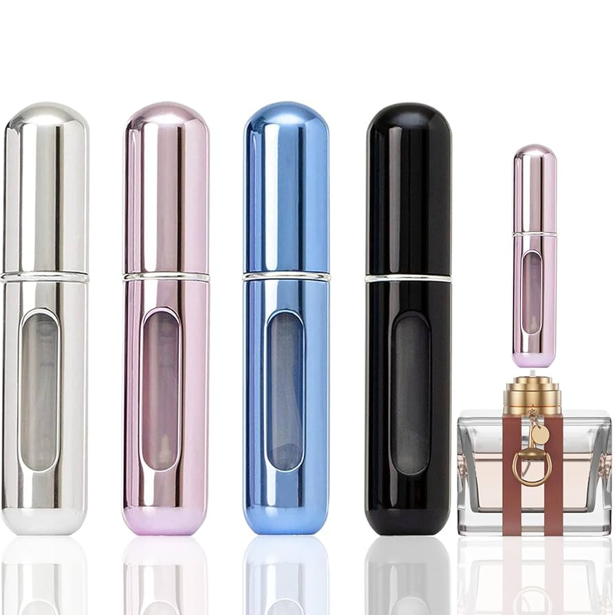 Portable Mini Refillable Perfume Atomizer Bottle, Travel Size Refillable Perfume Refill Bottle - ... | Amazon (US)