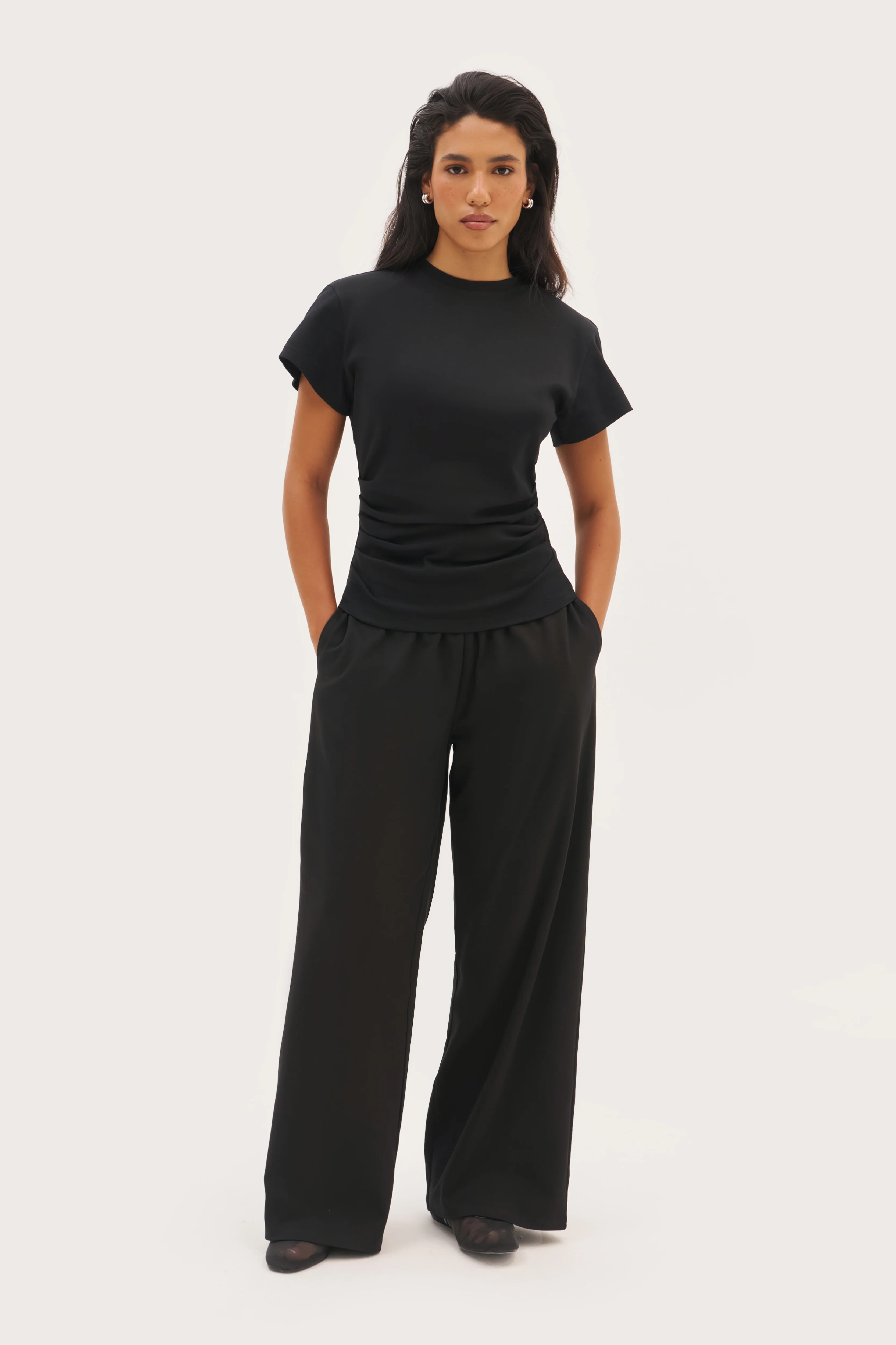 Maebe Sora Jersey Pants - Off Black | Maebe UK