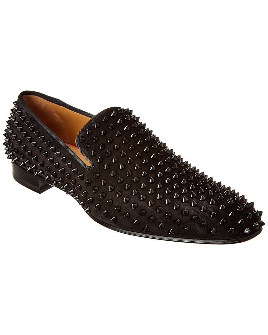 Christian Louboutin Dandelion Spike Suede Loafer | Gilt