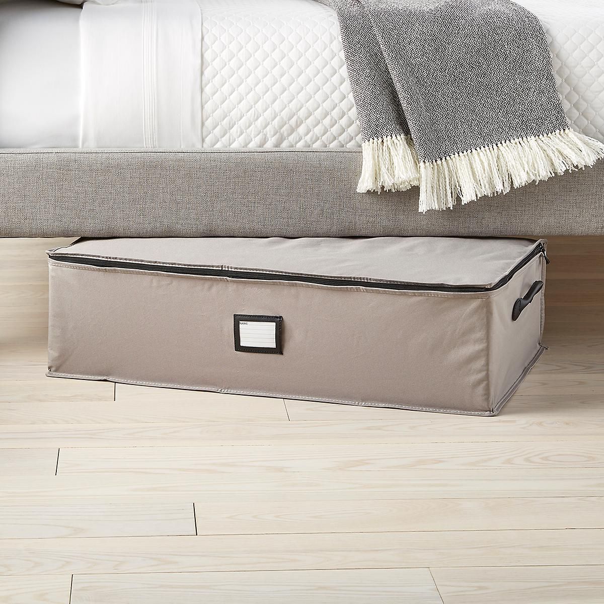 Grey Under Bed Storage Bag | The Container Store