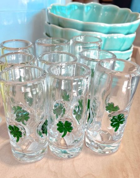 These clover shot glasses would be perfect for Saint Patrick’s Day!

#LTKparties #LTKSeasonal #LTKstyletip  #LTKfindsunder50 #LTKfindsunder100  #LTKhome #LTKU #LTKSpringSale
