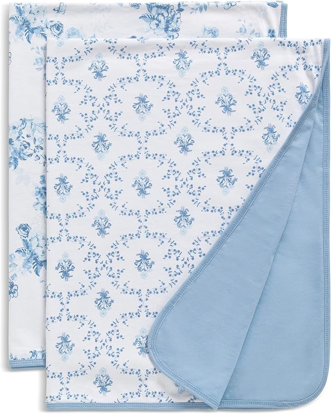 Delta Children 100% Organic Jersey Cotton Baby Receiving Blankets for Girls and Boys – 30x40 In... | Amazon (US)