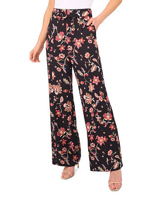 CeCe Women's Straight Leg High Rise Pants - Macy's | Macy's