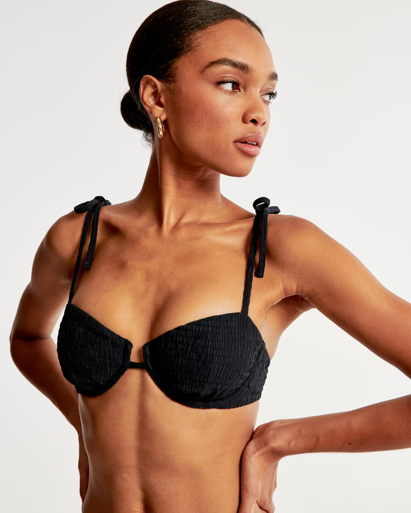 Tie-Strap Underwire Bikini Top | Abercrombie & Fitch (US)