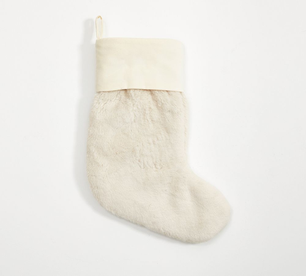 Faux Fur Alpaca Stocking | Pottery Barn (US)