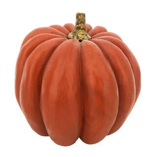 10" Dark Orange Pumpkin Decoration by Ashland® | Michaels Stores