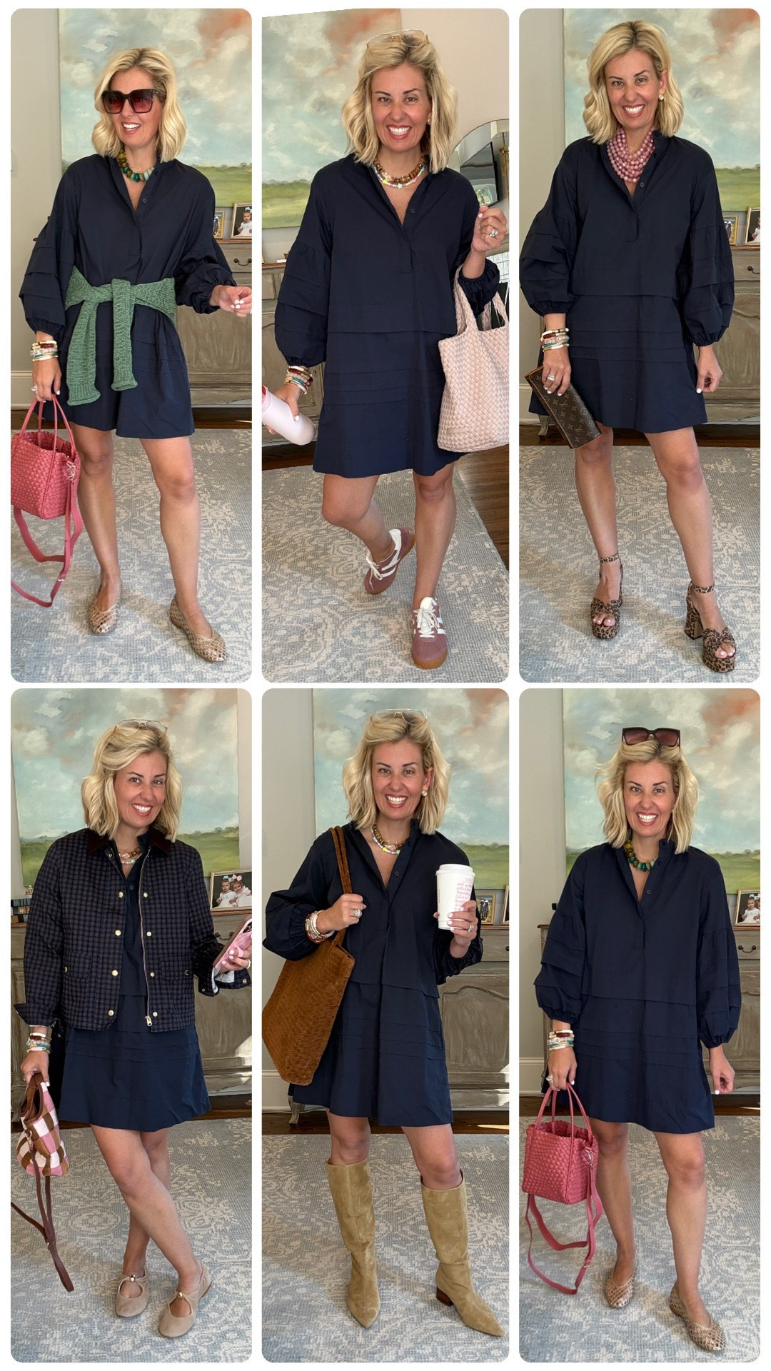 I have had every color Tuckernuck has ever made in this dress…perfection! 

Dress - xs
Sneakers 8 tts 
Mary Jane’s & Flats - 7.5 (size 1/2 down) 
Boots -38
Sneakers & Heels - 8 
Naghedi bag - medium 

Codes:
Erin McDermott- mixandmatch for 25% off my necklace 
Allie + Bess - Catherine20

#LTKdayinmylife #LTKootd #LTKmomlife