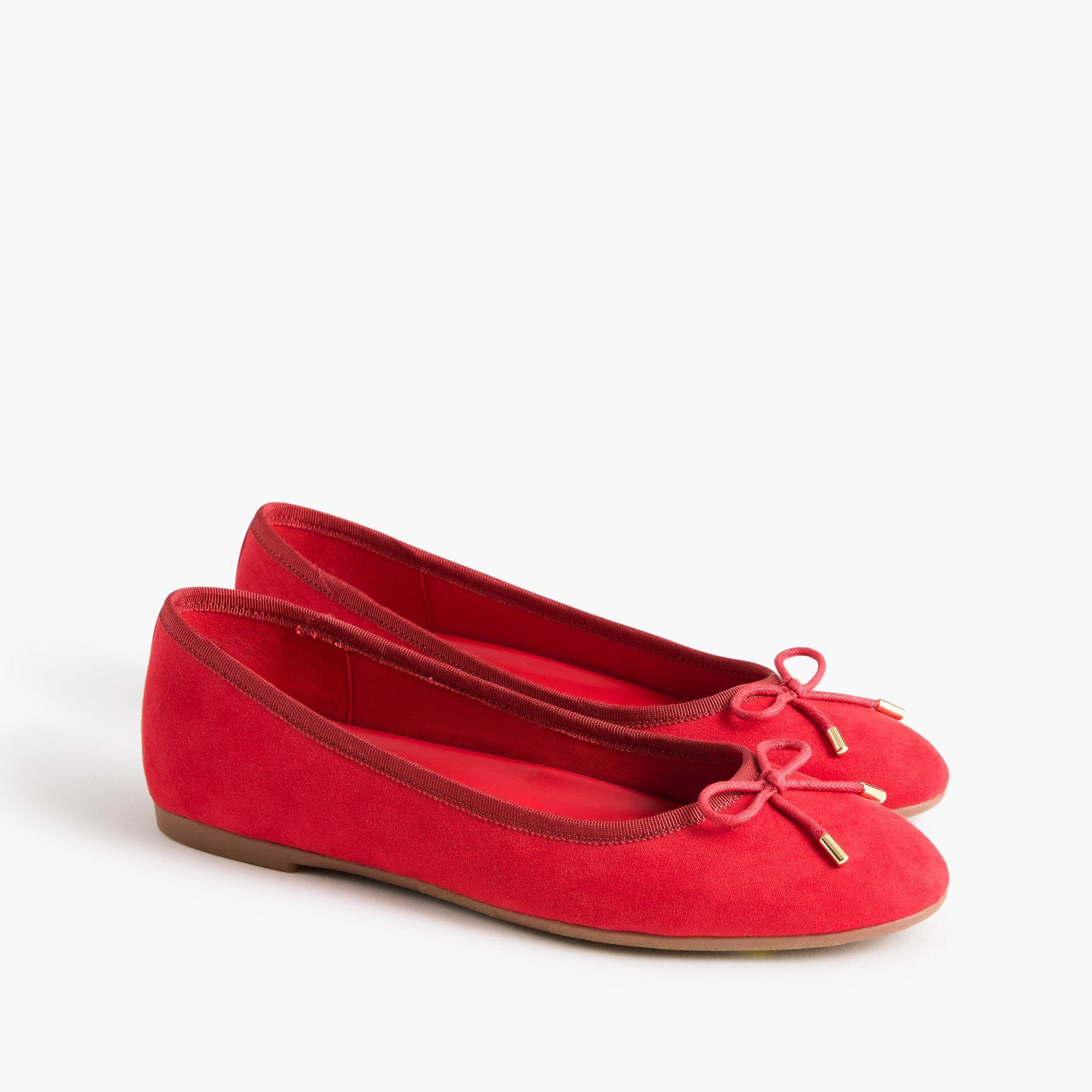 Sueded flex ballet flats | J.Crew Factory