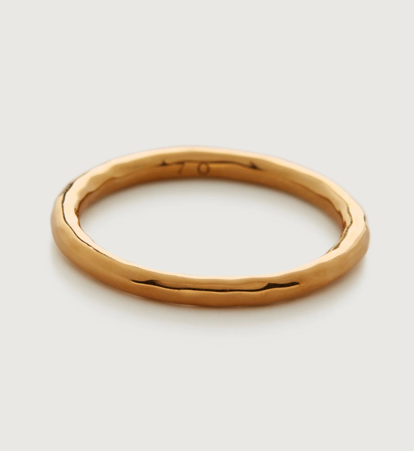 Siren Hammered Ring | Monica Vinader (Global)