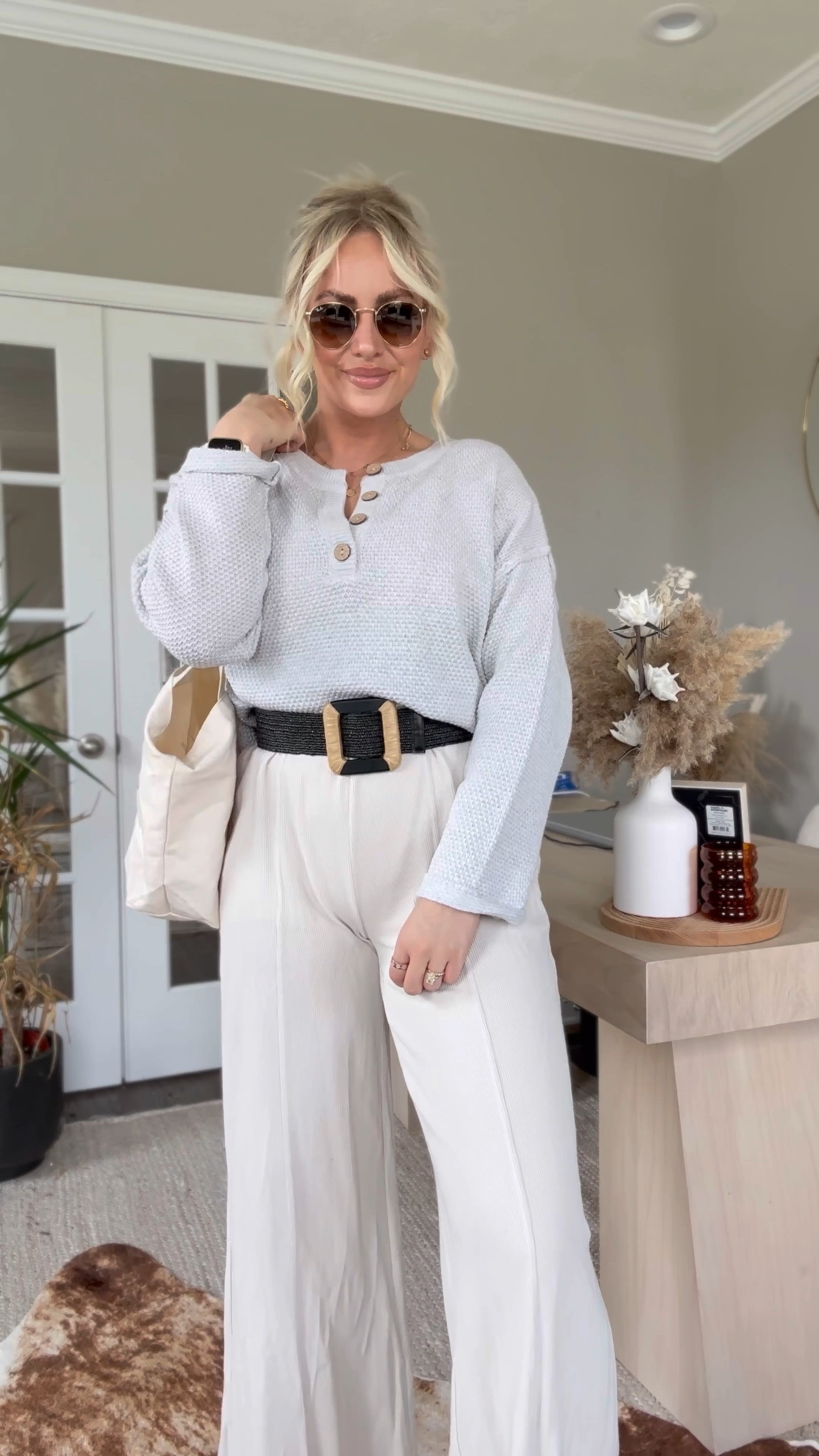 Cute, cozy fall/winter outfit ft #freepeople and #fila. Wearing a size S in everything. Sweater & jumpsuit do run slightly oversized! 

#LTKshoecrush #LTKSeasonal #LTKstyletip