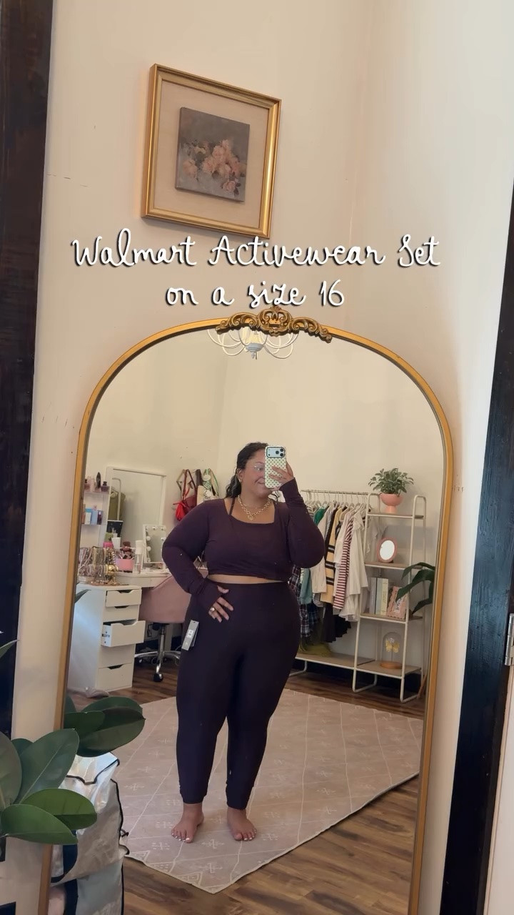 Walmart Activewear Set I’m loving as a size 16! 🥰 

Comment “ACTIVE” and I will dm you the details 

#activewear #activewearfashion #walmartfashion #walmartdeals #walmartactive