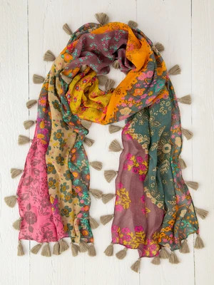 Sayulita Scarf - Bright Patchwork | Natural Life
