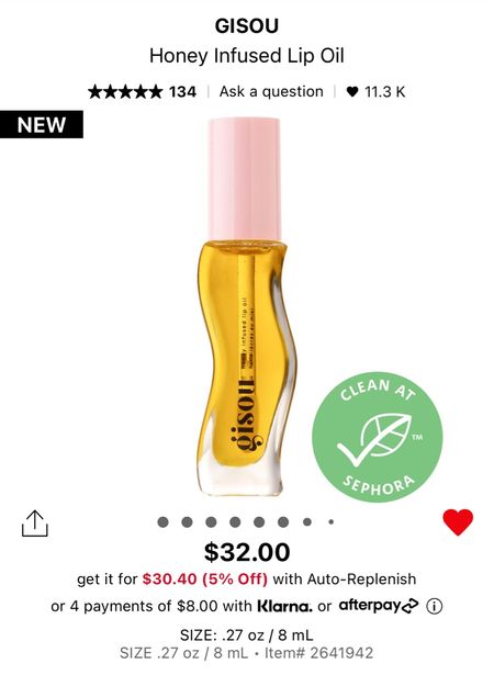 Gisou Lip Oil Now Available at Sephora!! 
Just ordered mine before it sells out🤍🫶🏼🍯

#LTKunder50 #LTKFind #LTKbeauty